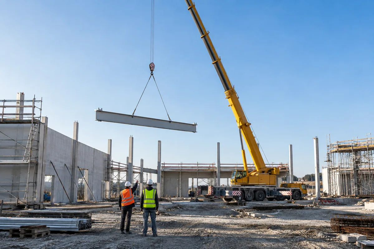 Grue mobile avec grutier : dimensionner, préparer un levage
